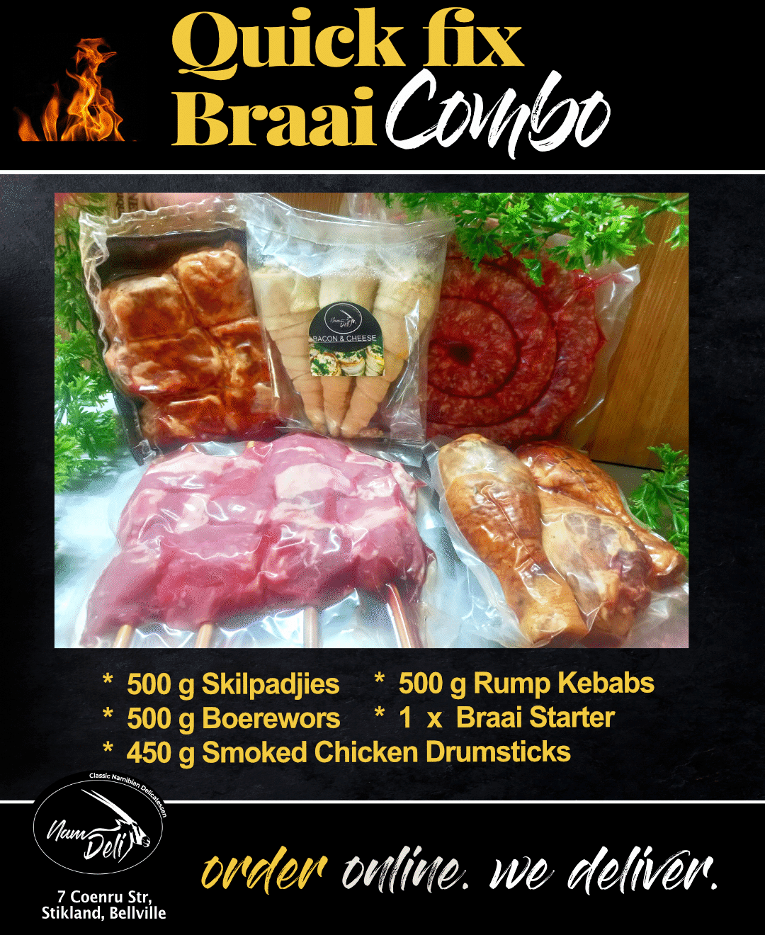 Braai Quick Fix Combo | Classic Namibian Delicatessen