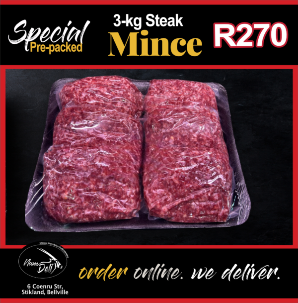 3kg Steak Mince Special