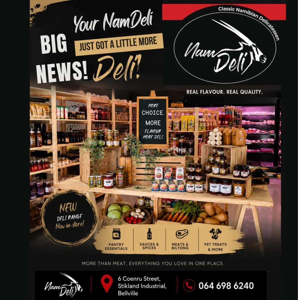 A Fresh Look at NamDeli – Same Favourites, More to Discover 1 NamDeli expanded deli range with pantry essentials, sauces, spices, preserves, meat, biltong and pet treats