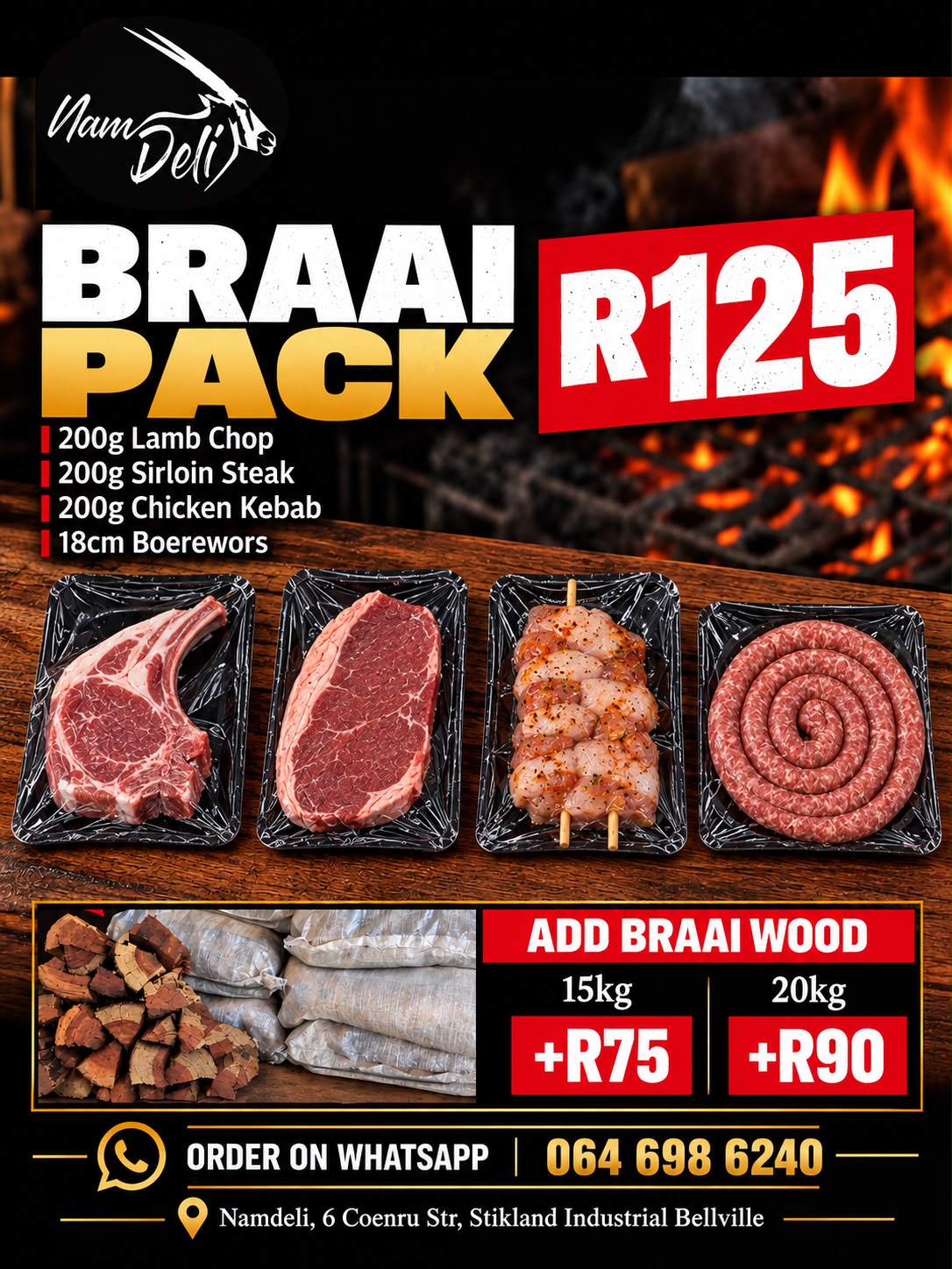 NamDeli Turns 8: Join Us for Our Birthday Braai 4 NamDeli Birthday Braai Pack special